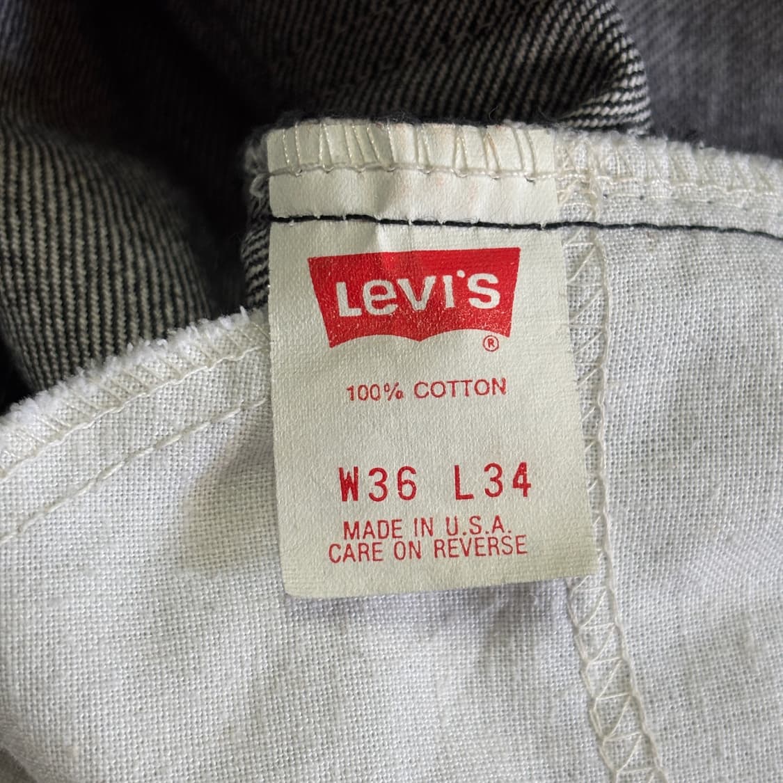 90s 빈티지 리바이스 517 블랙 허리45.5cm 상품이미지7