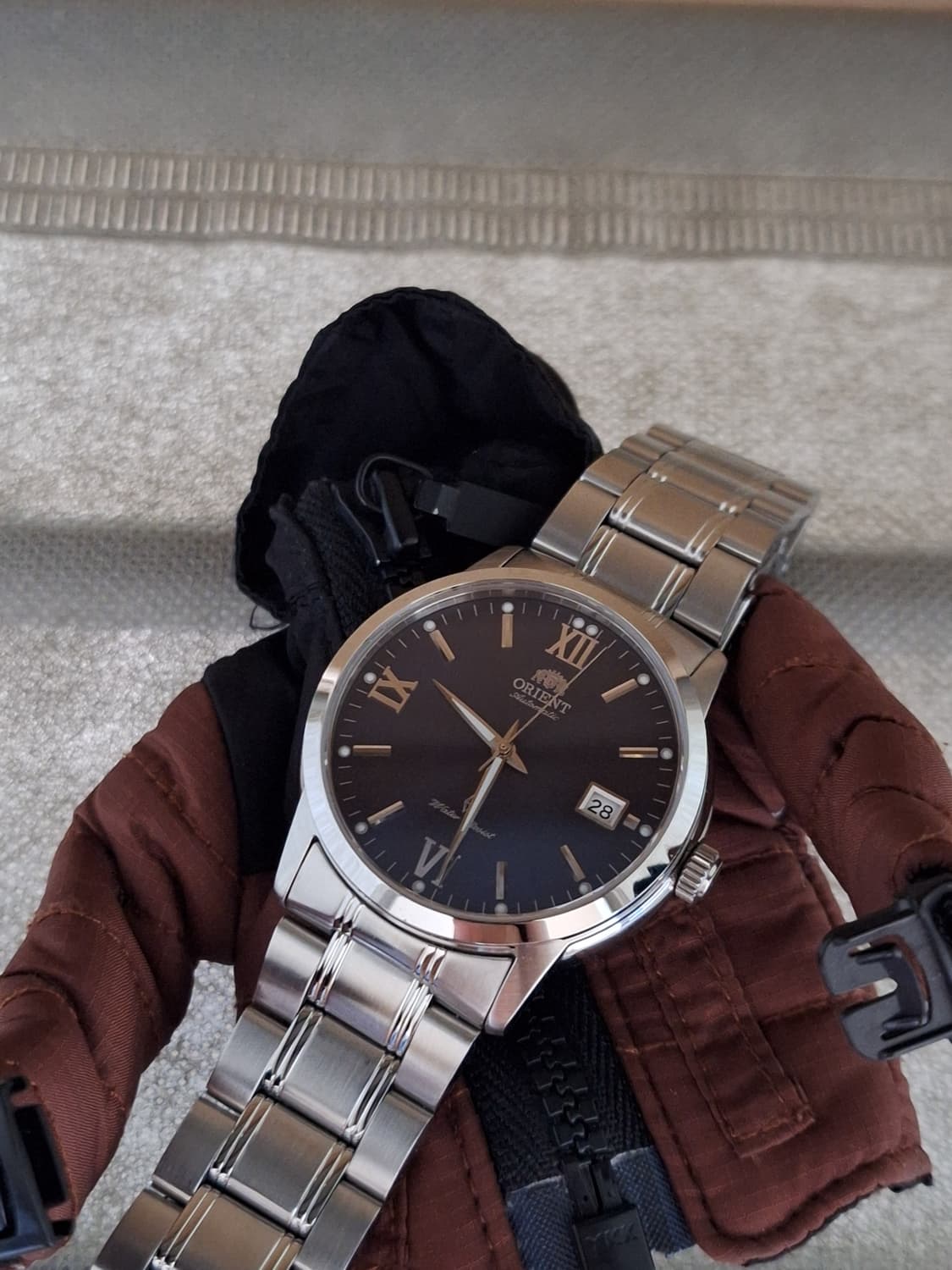 오리엔트 오토메틱 청판 시계 판매합니다 상품이미지5