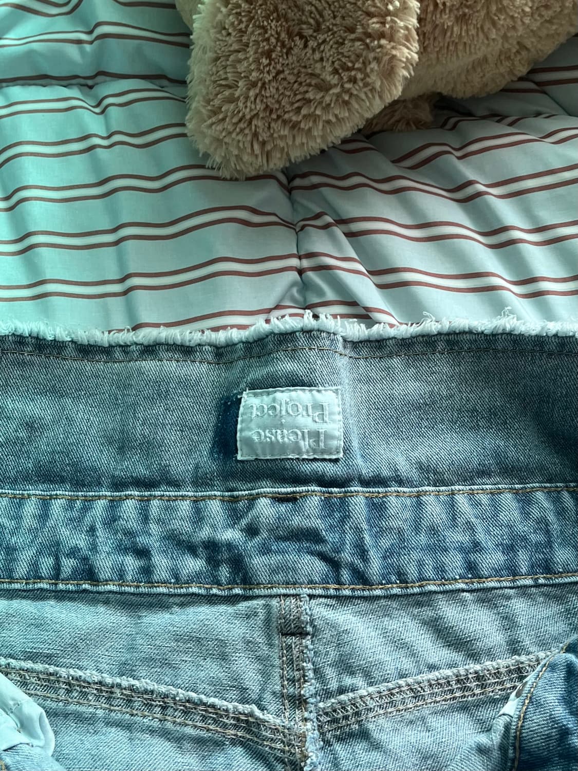 플리즈 프로젝트 폴드 데님 팬츠 상품이미지5