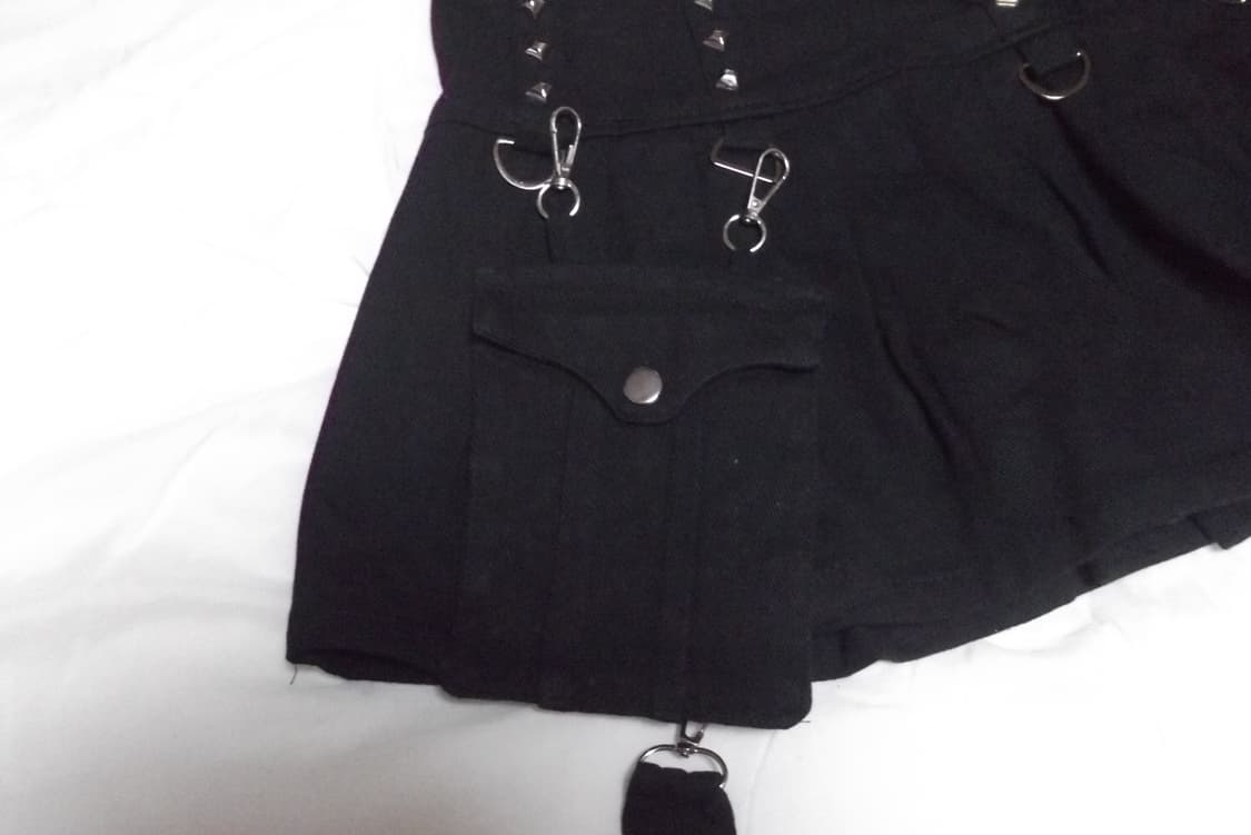 펑크 고스로리 고스펑크 미니 스커트 치마 지뢰계 갸루 오네갸루 빈티지 상품이미지3