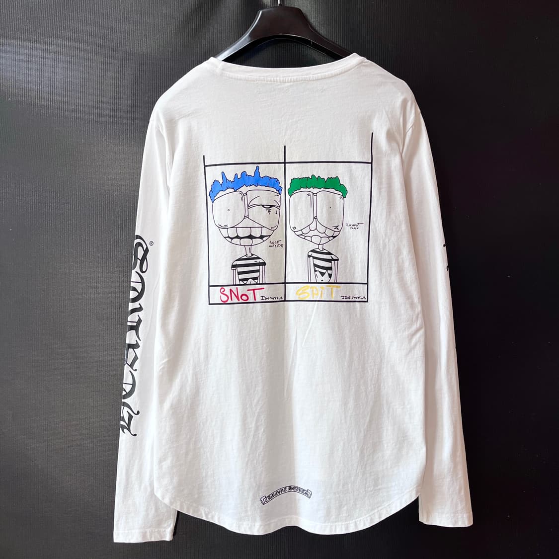 M) 크롬하츠 USA 메이드 백 그래픽 롱슬리브 상품이미지1