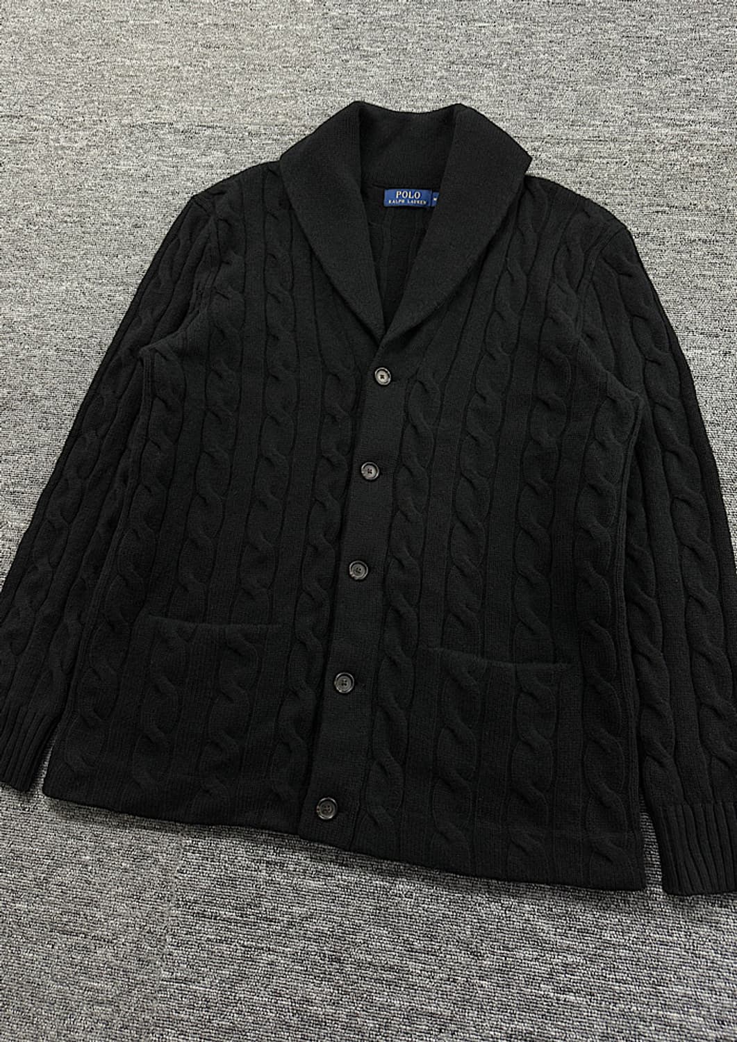 폴로 숄카라 가디건 M  상품이미지1