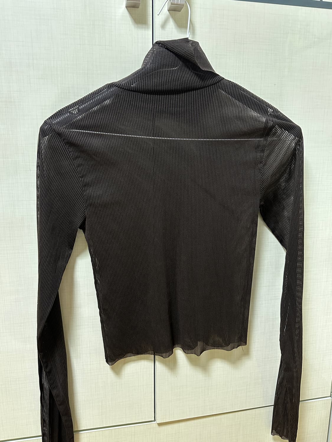 시스루 목폴라 티 상품이미지1