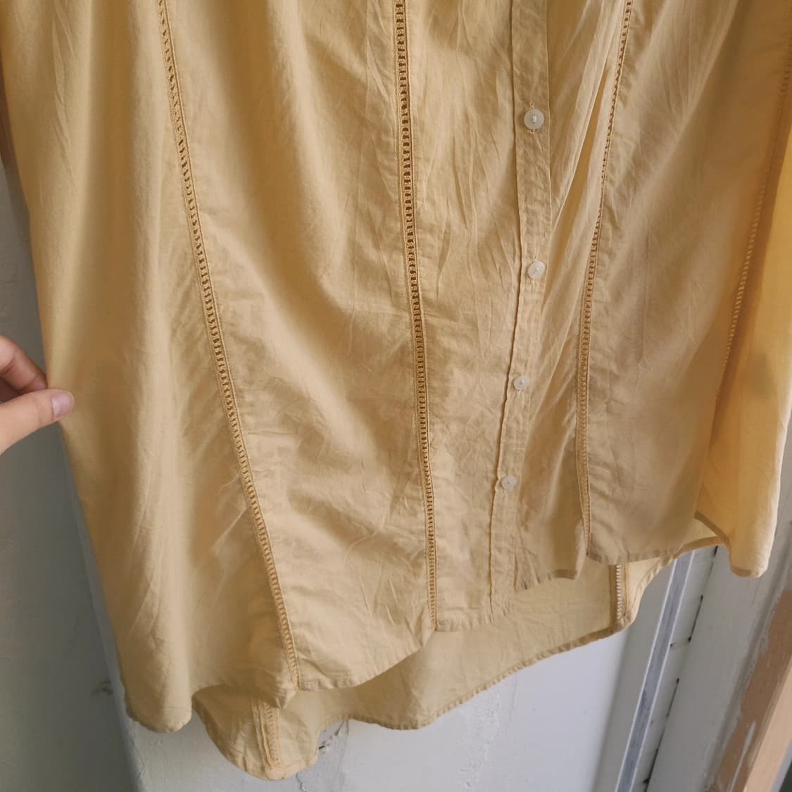 Final decision 펀칭 롱셔츠 상품이미지6