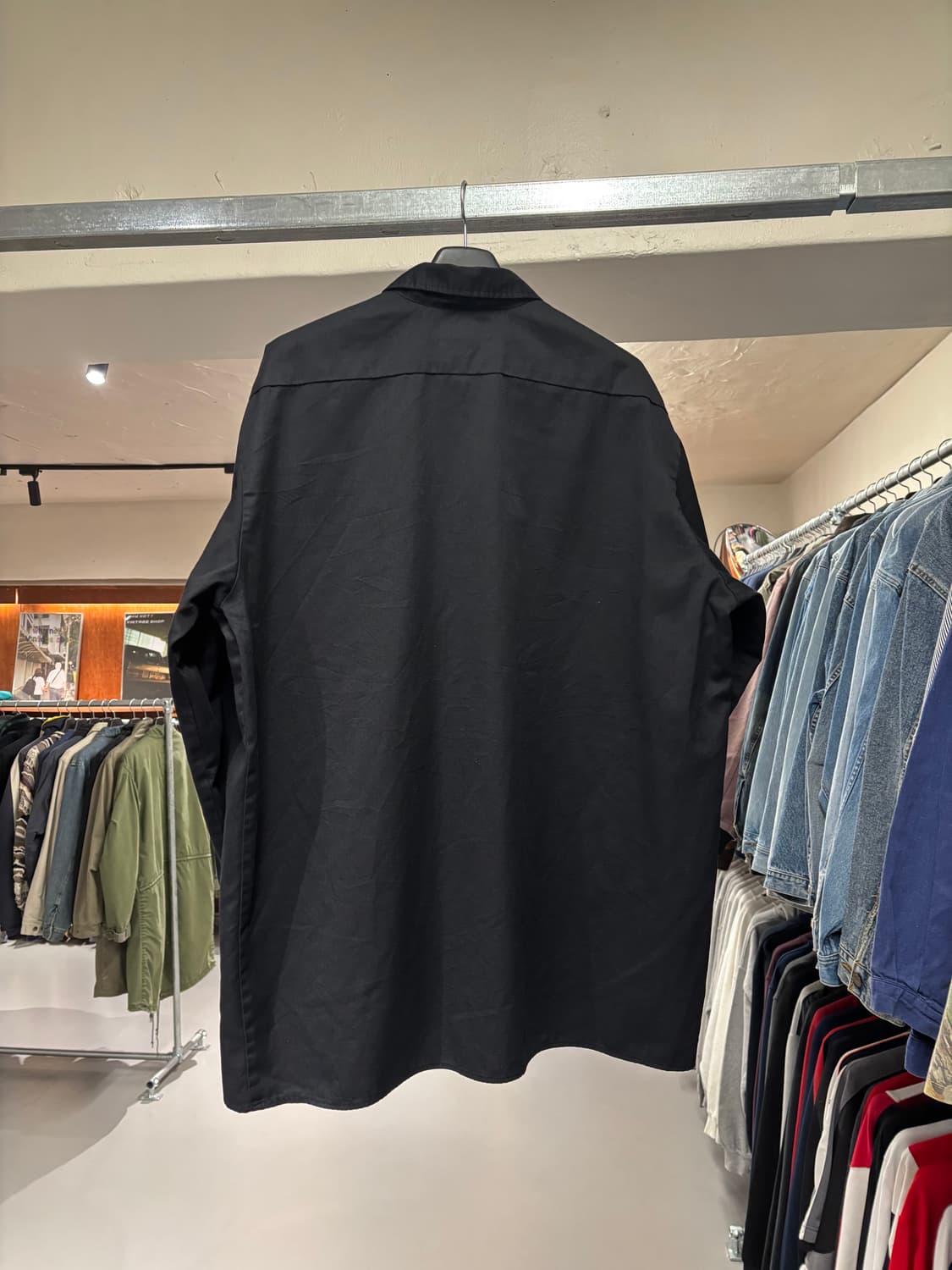 디키즈 워크 셔츠(블랙)   상품이미지9