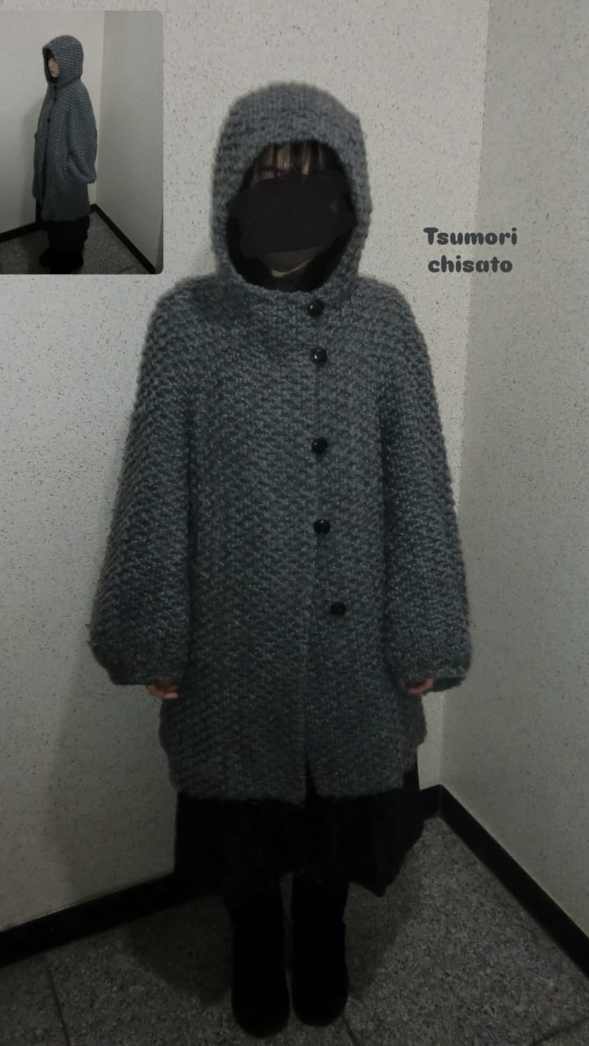Tsumori Chisato grey wool coat 상품이미지10