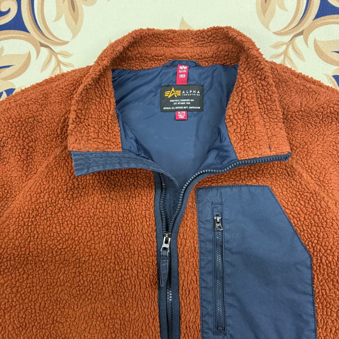 (XL)알파 인더스트리 Alpha industries 플리스 자켓 상품이미지2