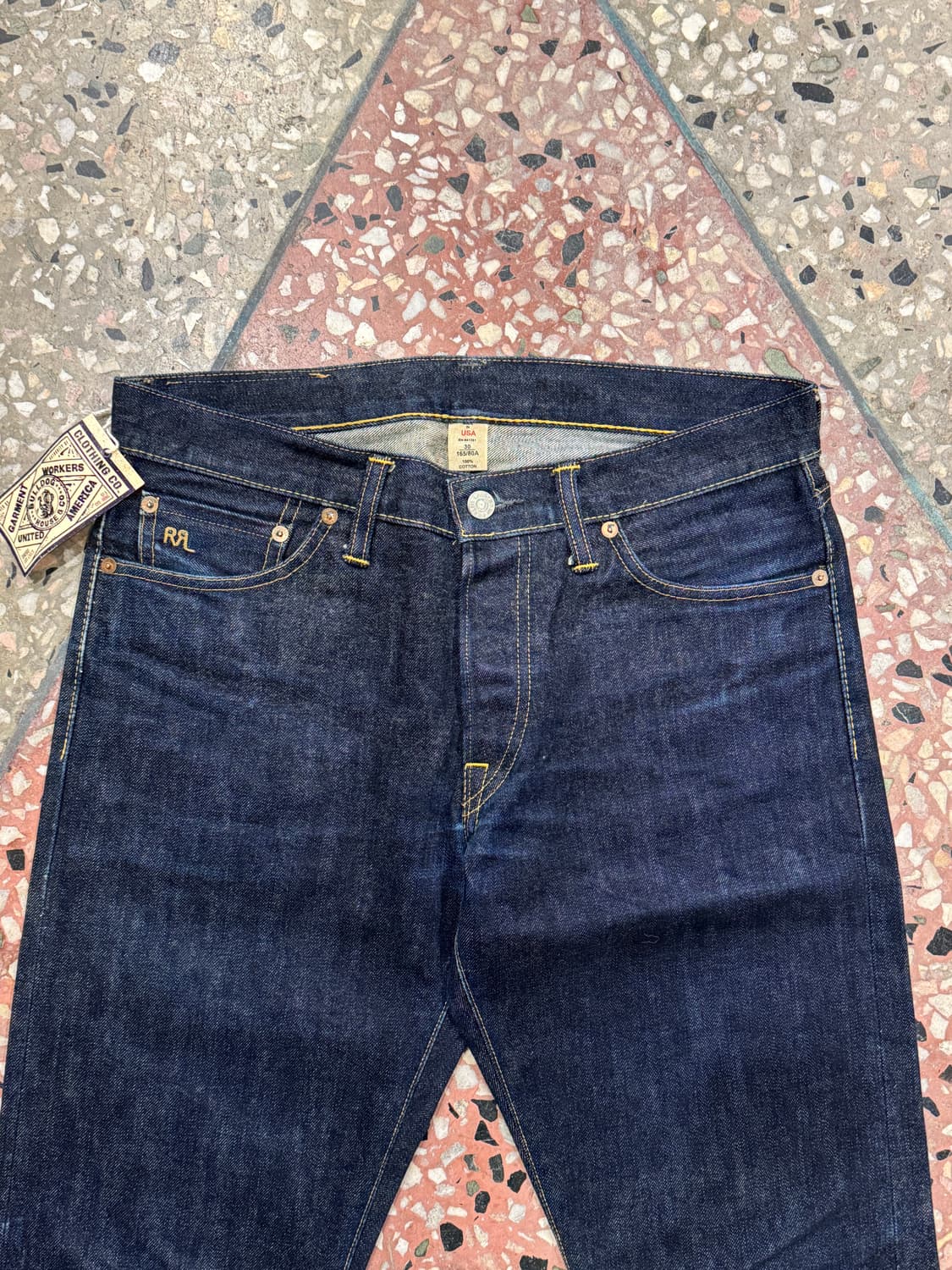 RRL Slim Fit 셀비지 데님 (30) 상품이미지5