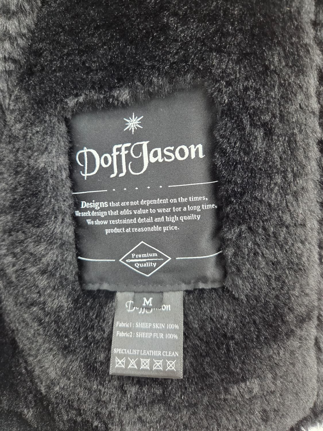 M 도프제이슨 리얼 레더 양가죽 무스탕 상품이미지7