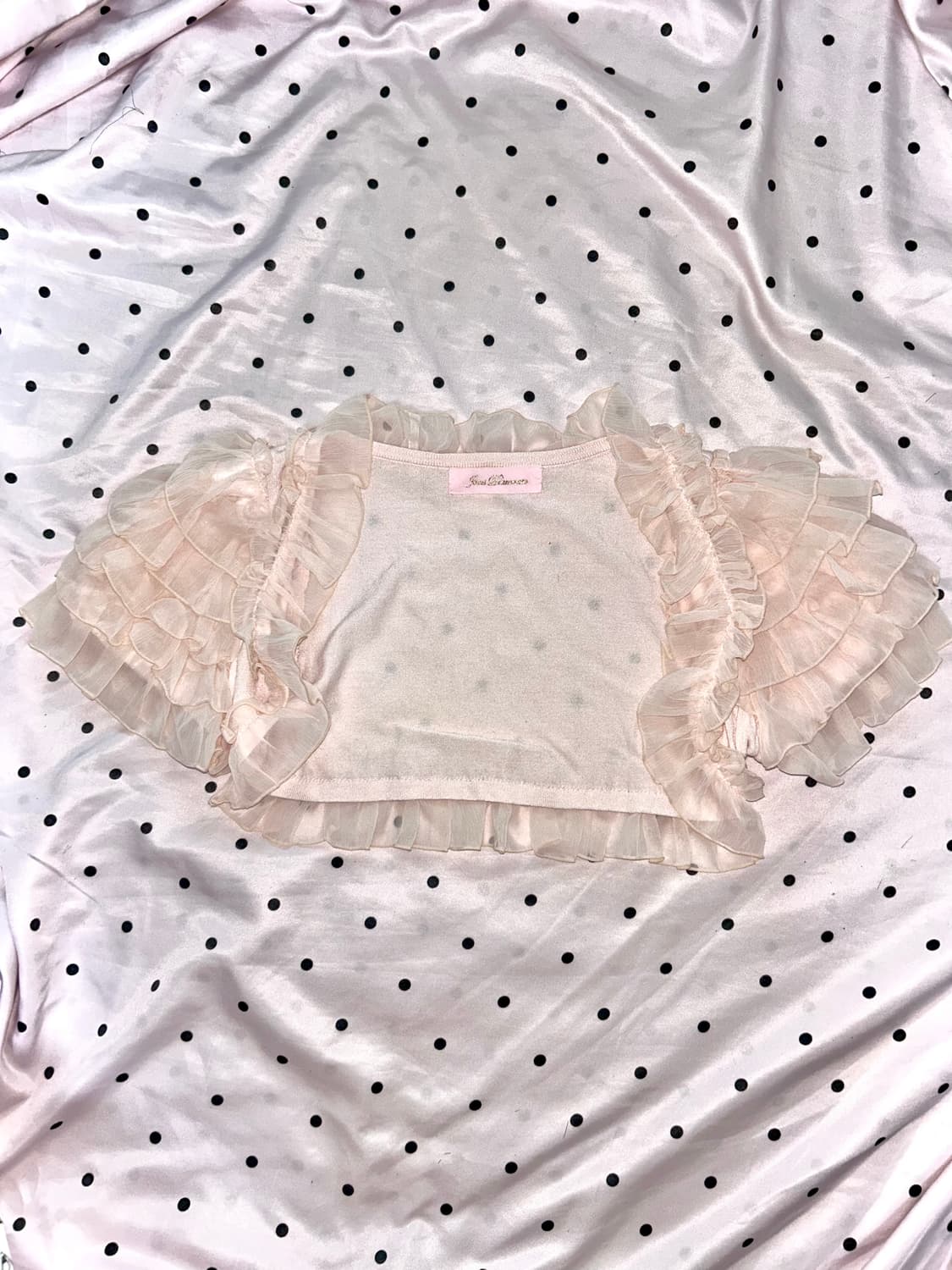 지저스디아망떼 쉬폰 레이스 볼레로 가디건 히메갸루고전판초큐롯 상품이미지1