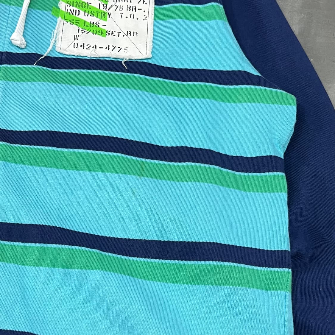  디젤 스트라이프 패치 프린팅 후드집업 y16395 상품이미지4