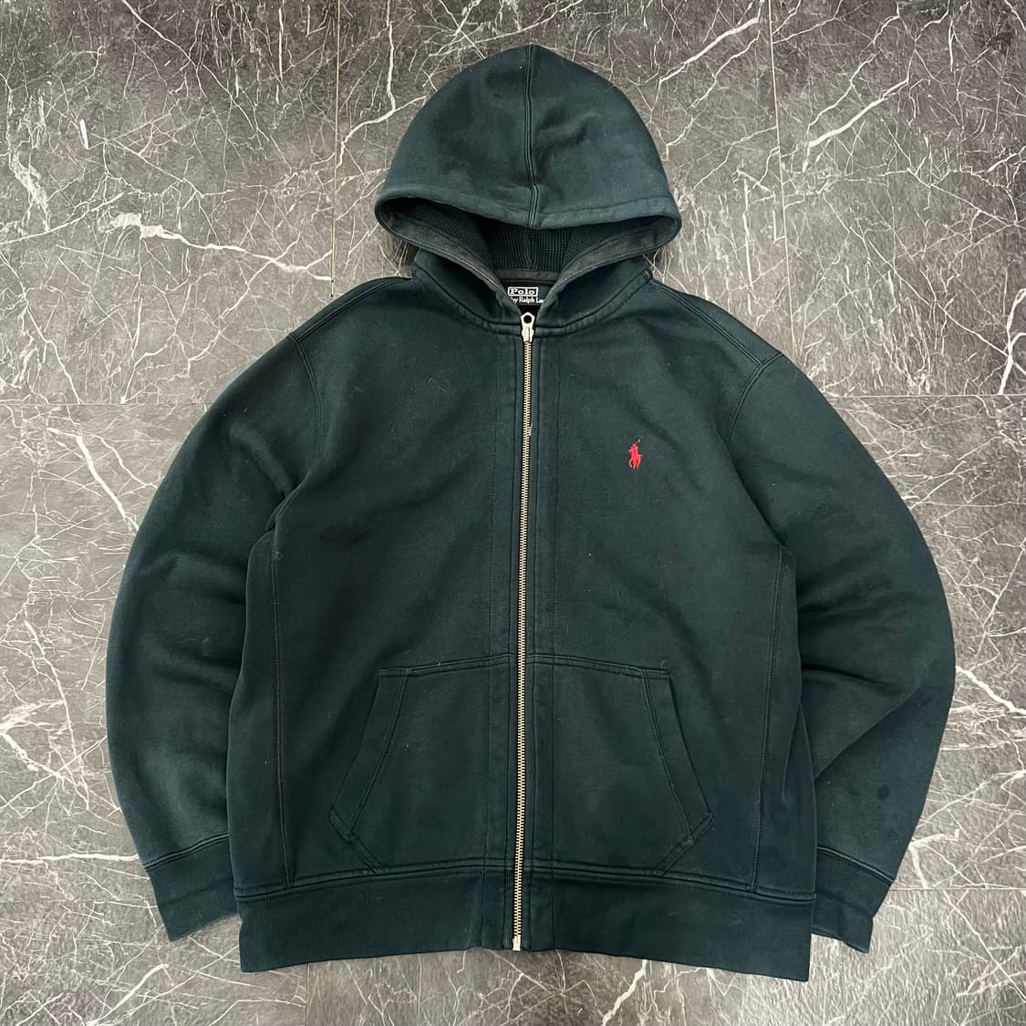 폴로랄프로렌 포니 미니멀 스웻 후드집업 상품이미지2