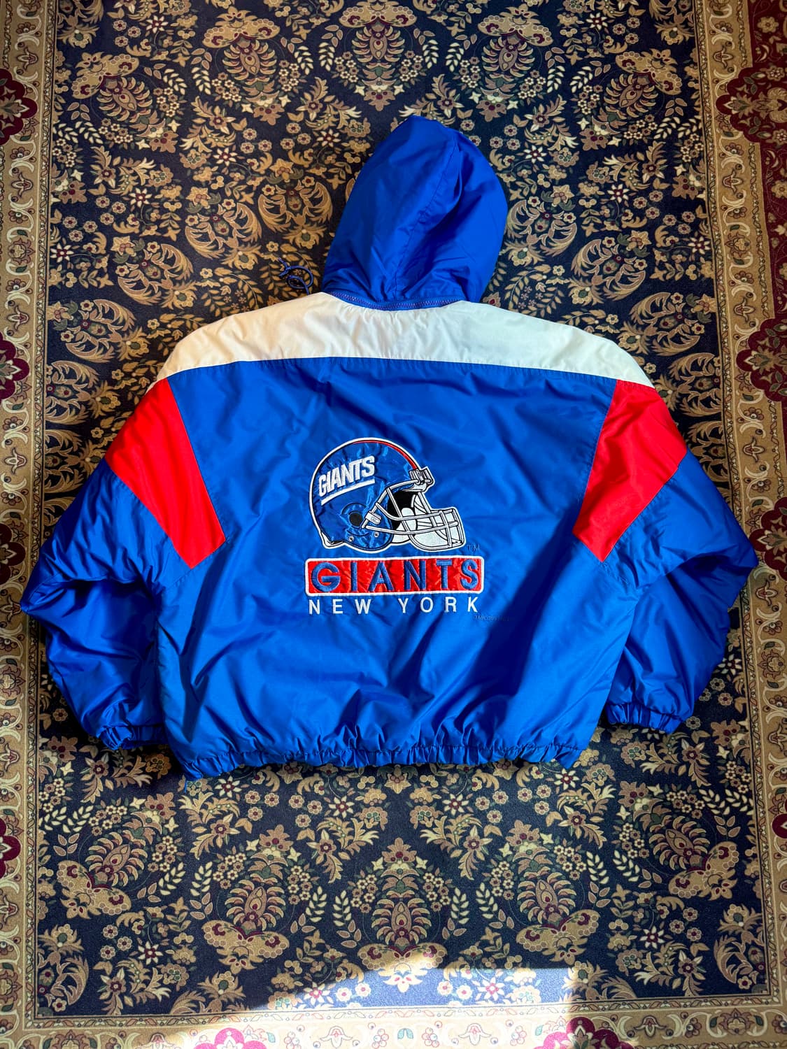 90s 뉴욕 자이언츠 NFL 동계용 올드스쿨 아노락 자켓 상품이미지7