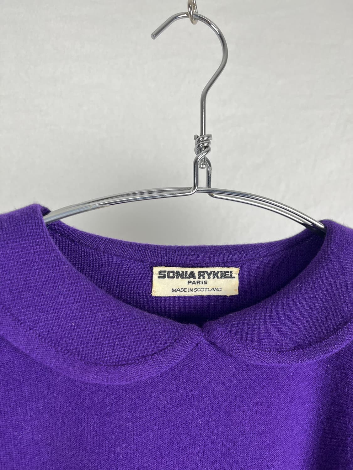 Sonia Rykiel (made in Scotland) 퍼플컬러 니트  상품이미지2