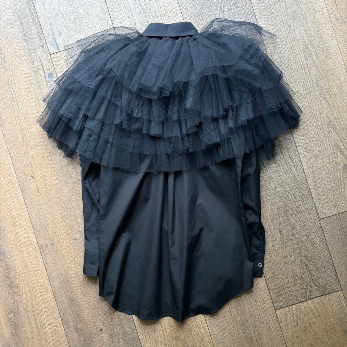 Layer Volume Tulle Blouse 상품이미지6