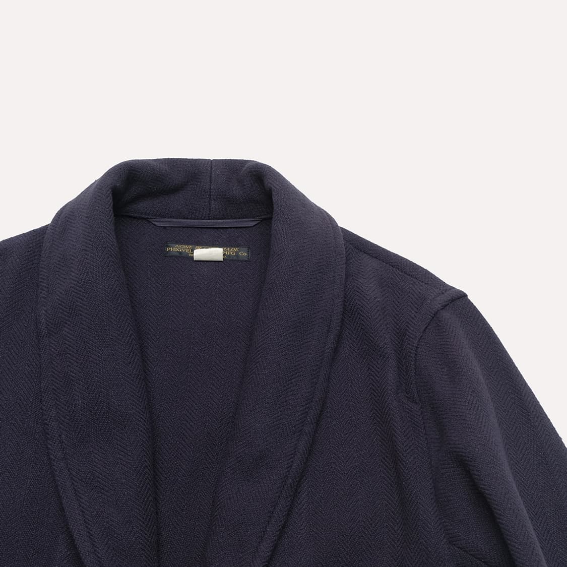 co-silk herringbone shawl collar jacket 상품이미지2