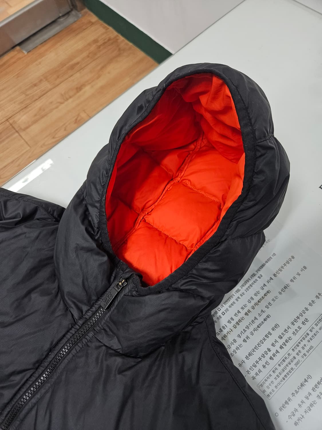 나이키 경량 후드 패딩 상품이미지6