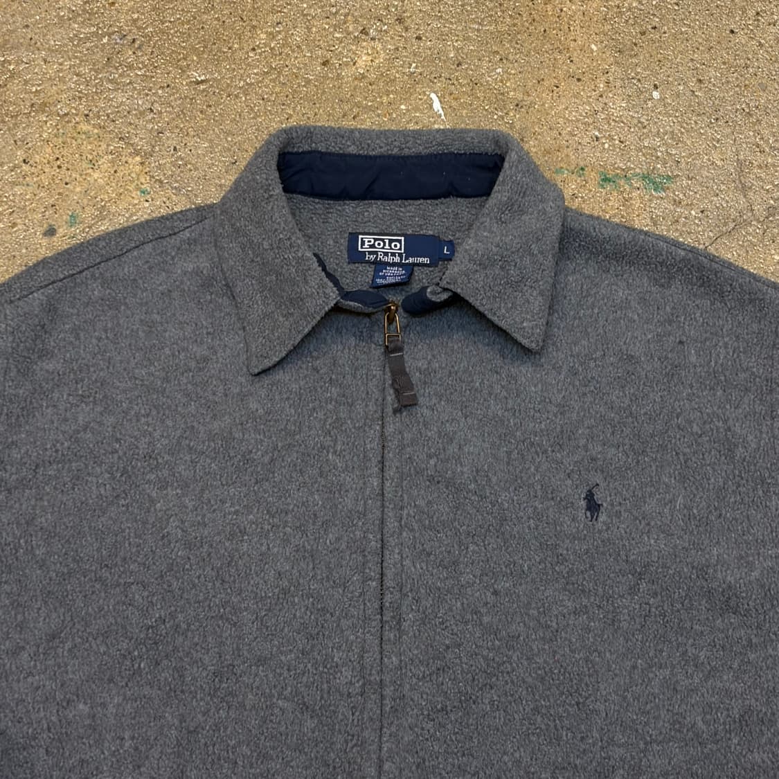 90s USA 빈티지 폴로랄프로렌 플리스 후리스 스윙자켓 스윙탑 상품이미지3