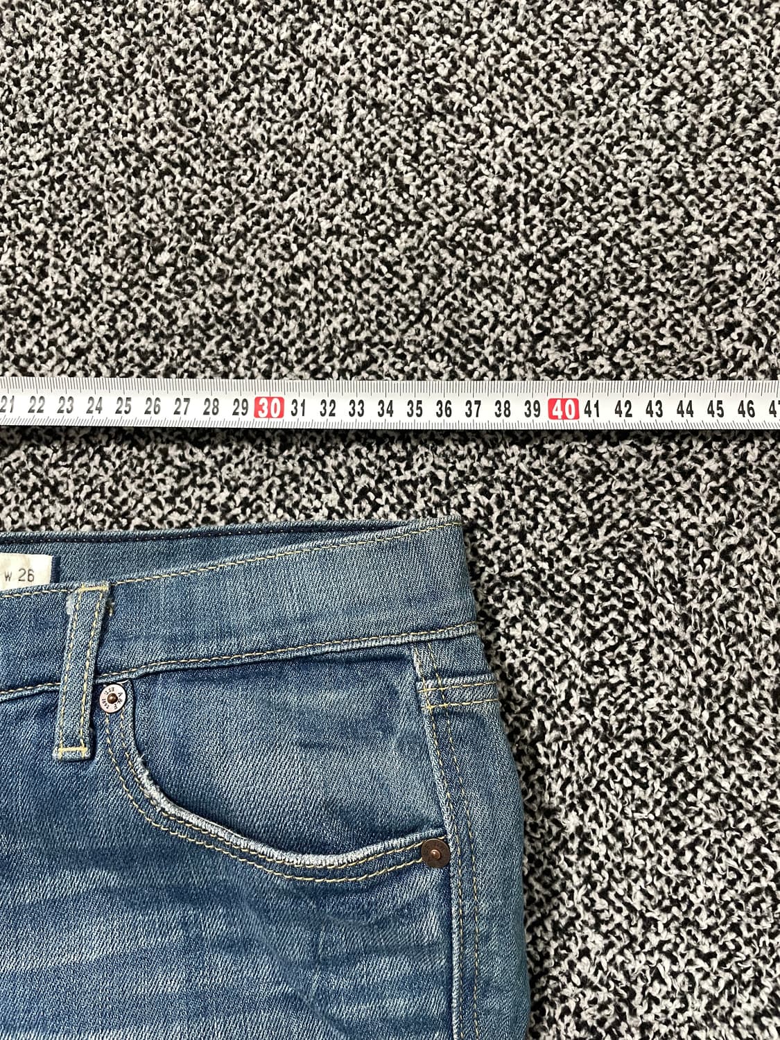 빈티지9. 아베크롬비 앤 피치 로우라이즈 Y2K 부츠컷 데님팬츠 청바지 상품이미지4