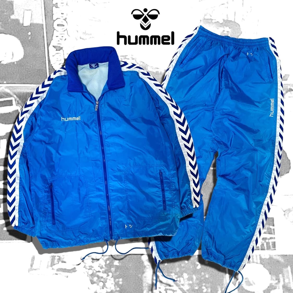 90s hummel 험멜 트레이닝 셋업 상품이미지1