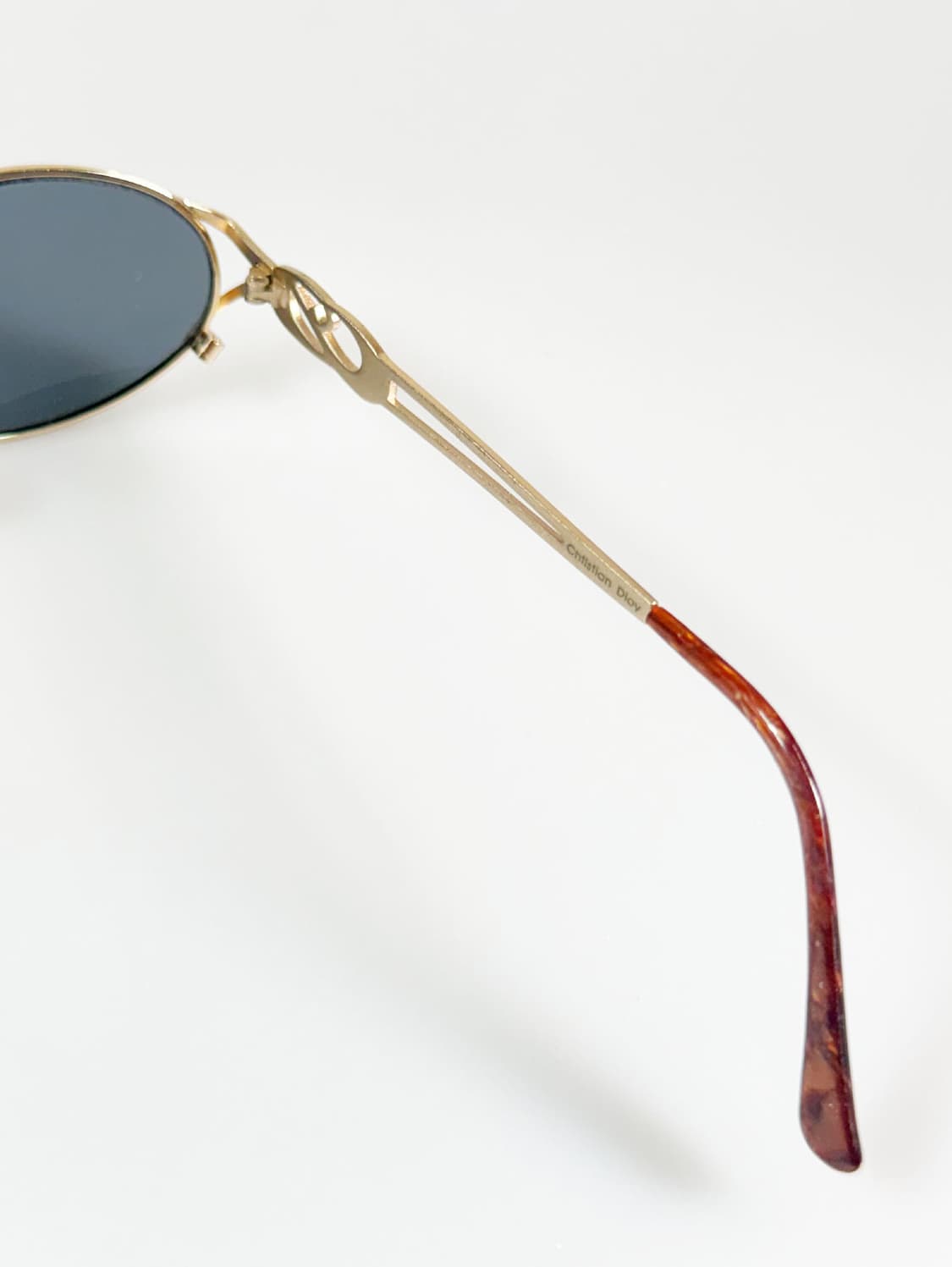 골드 슬림 오벌 메탈 프레임 빈티지 선글라스 상품이미지6