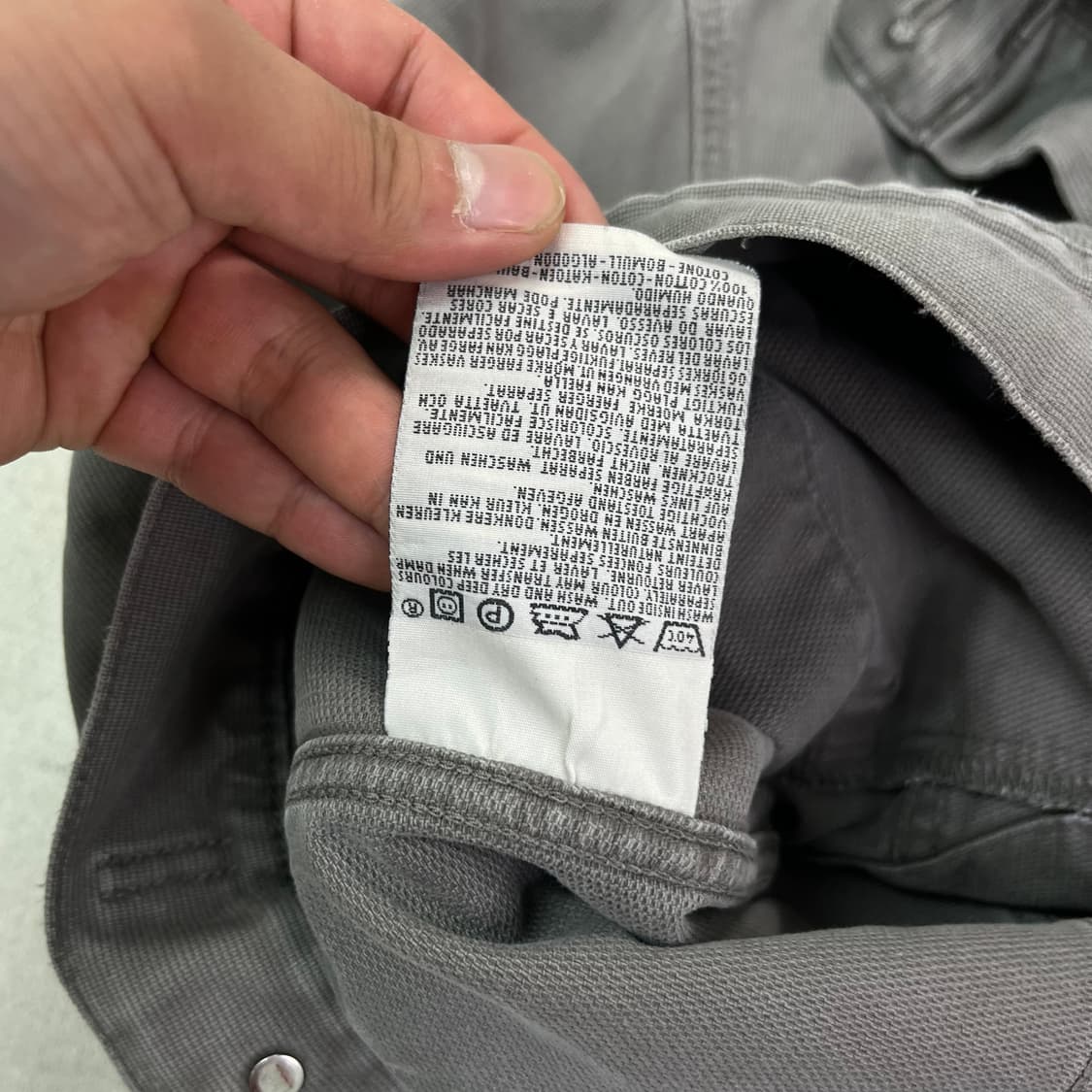 100 리바이스 made in ltay 코듀로이 트러커 자켓 상품이미지5