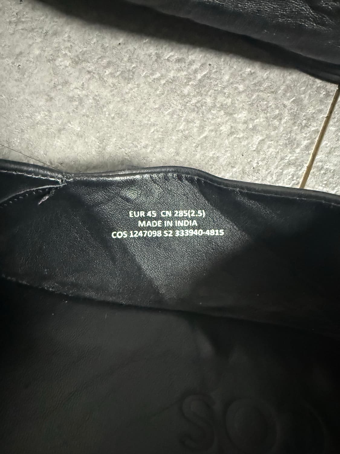 Cos 레더 뮬 285 상품이미지4