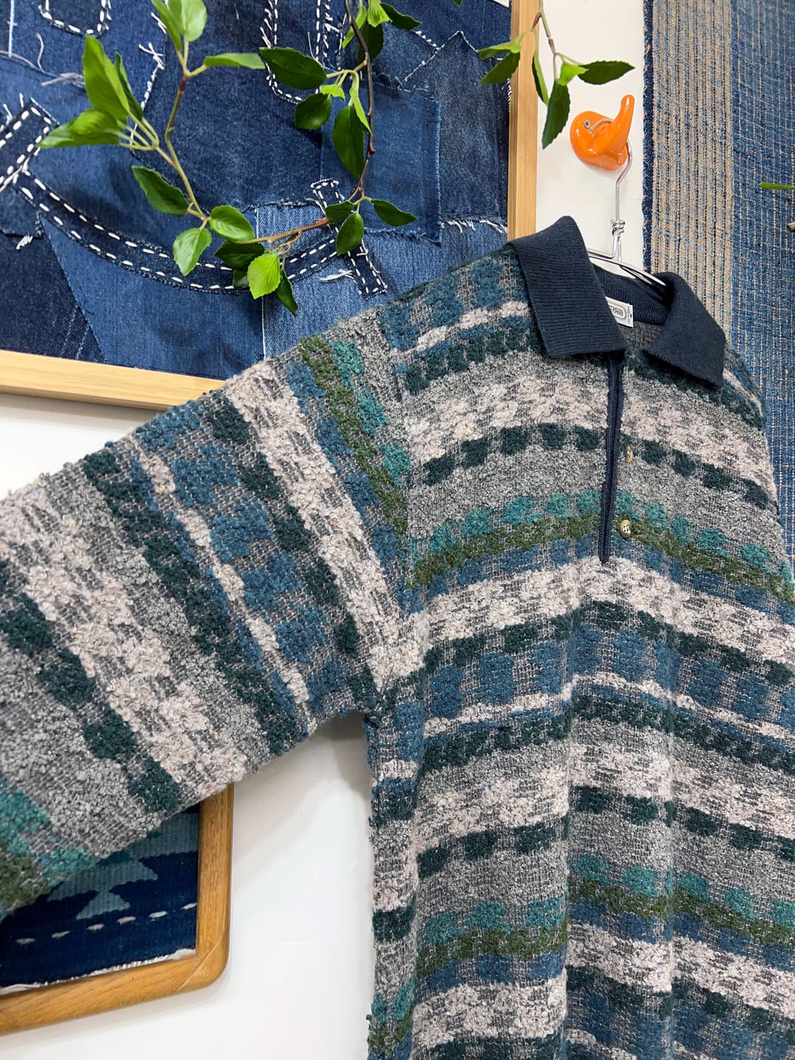 MAESTRAMI Pattern Polo Knit  [Made in It 상품이미지5