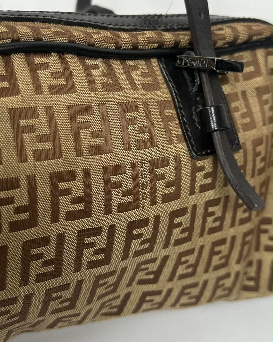 펜디 주카 캔버스 미니 보스톤 토트 & 숄더백 상품이미지8