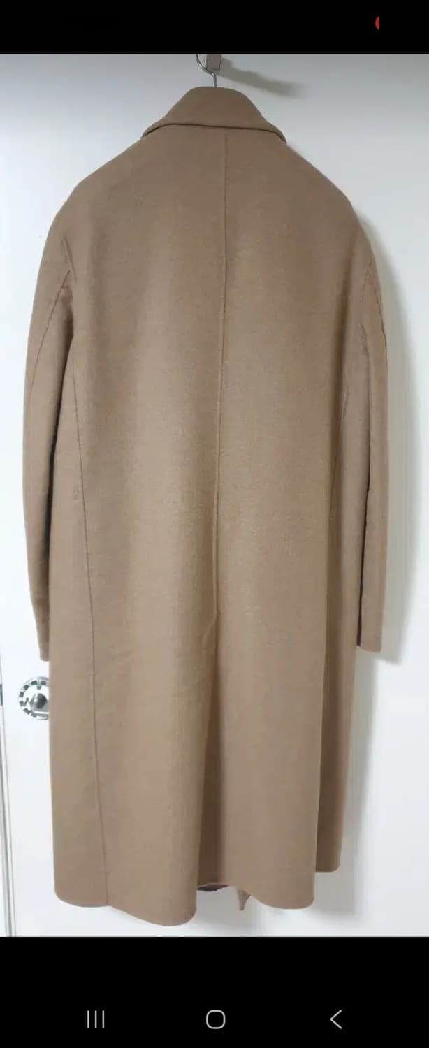 liberclassy 핸드메이드 카멜 더블 롱 코트 상품이미지4