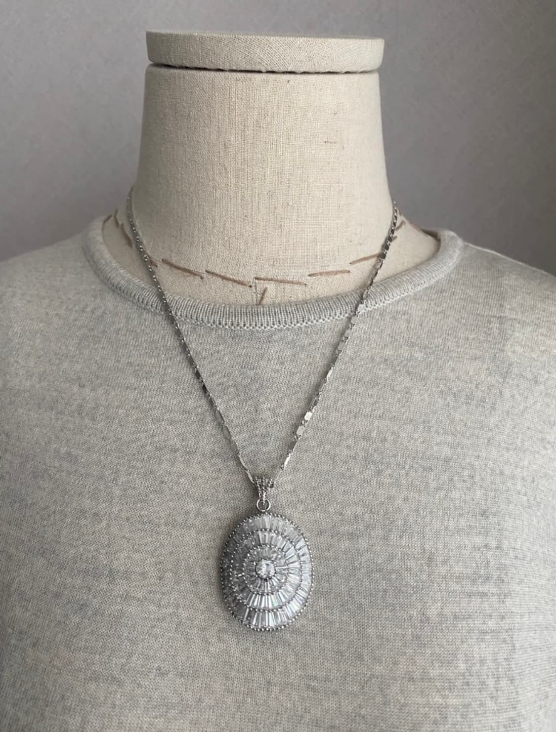 큐빅 반지 귀걸이 목걸이 세트 상품이미지10