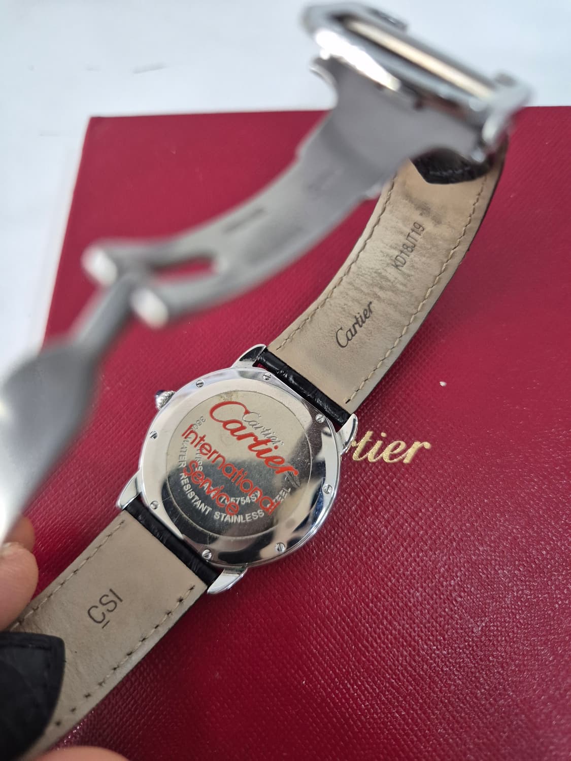 까르띠에 롱드솔로 36mm 쿼츠  상품이미지8
