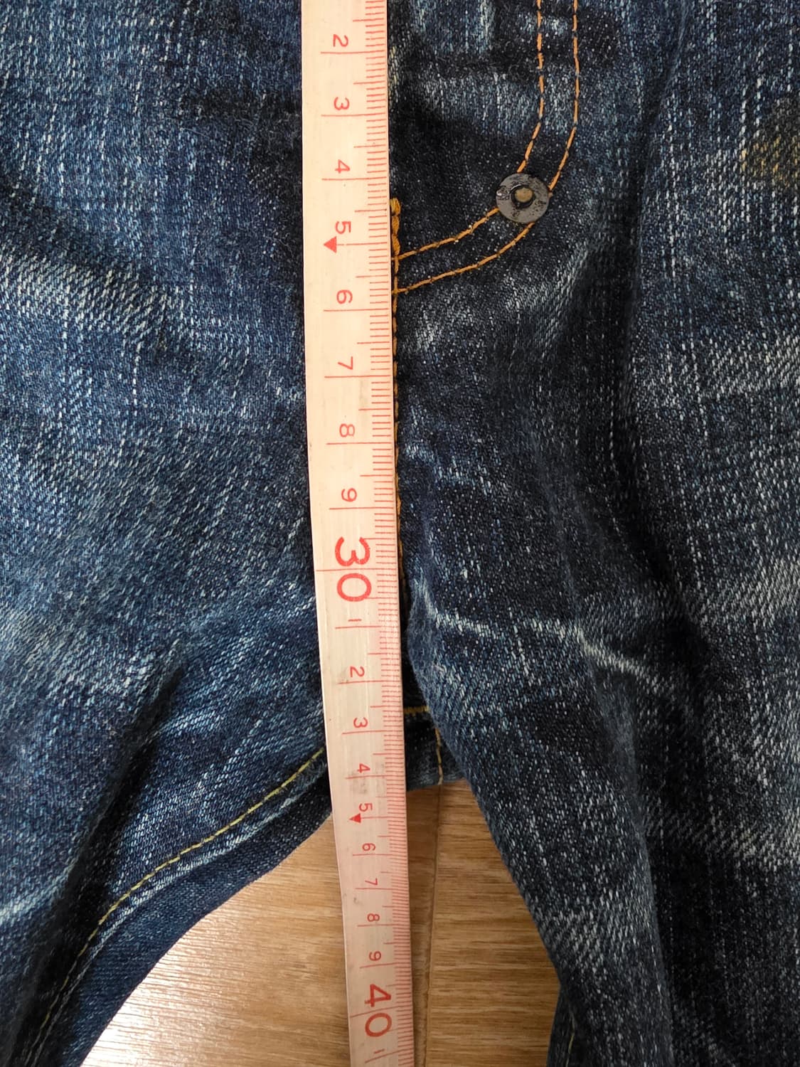 PRPS 빈티지 워싱 데님 42 상품이미지7