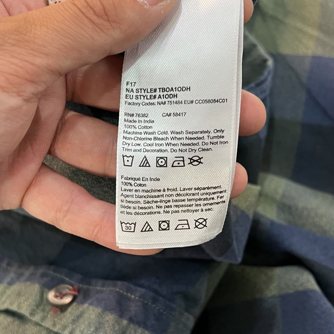  팀버랜드 체크셔츠 y12800 상품이미지8