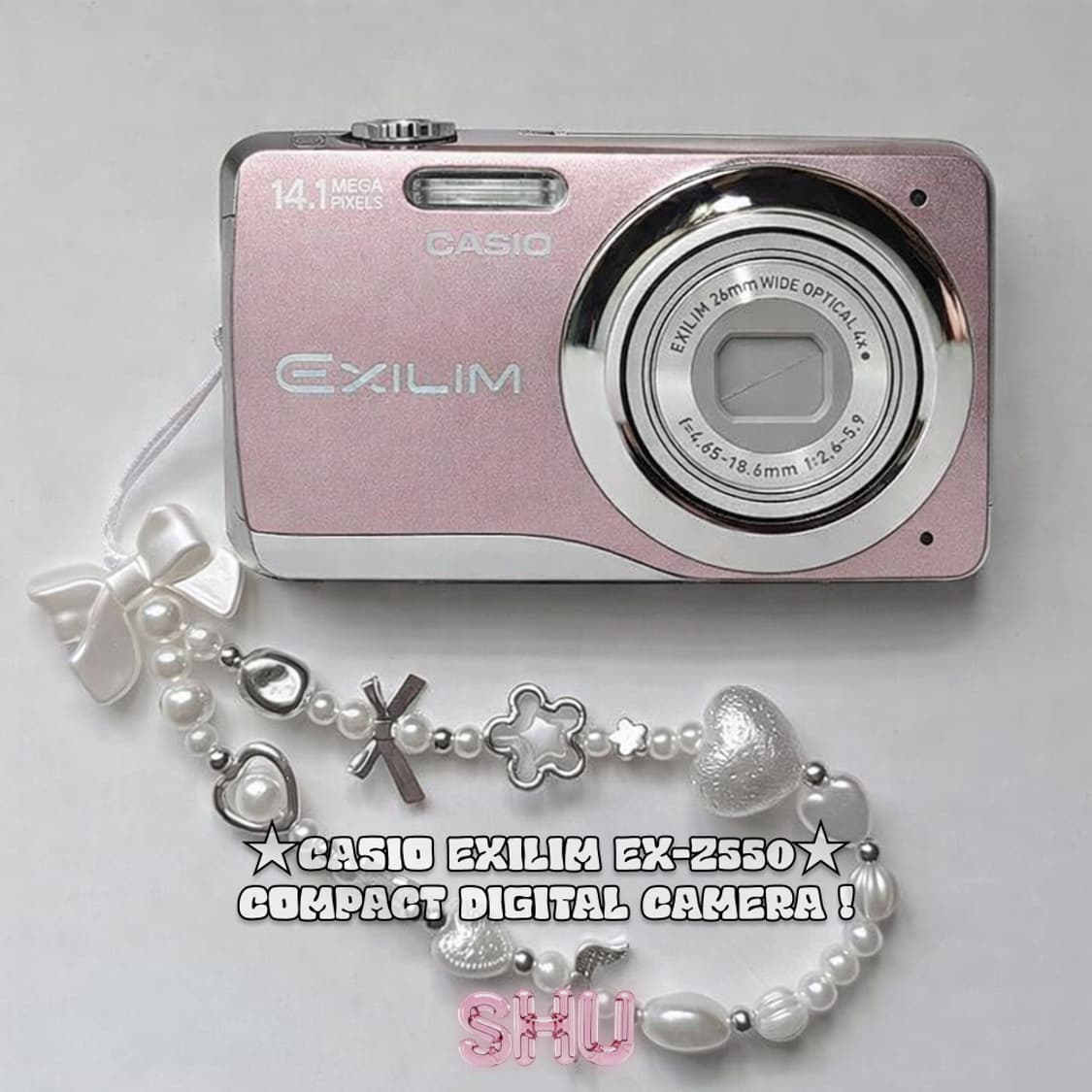 카시오 엑슬림 EX-Z550 빈티지 디카 디지털카메라 핑크 상품이미지1
