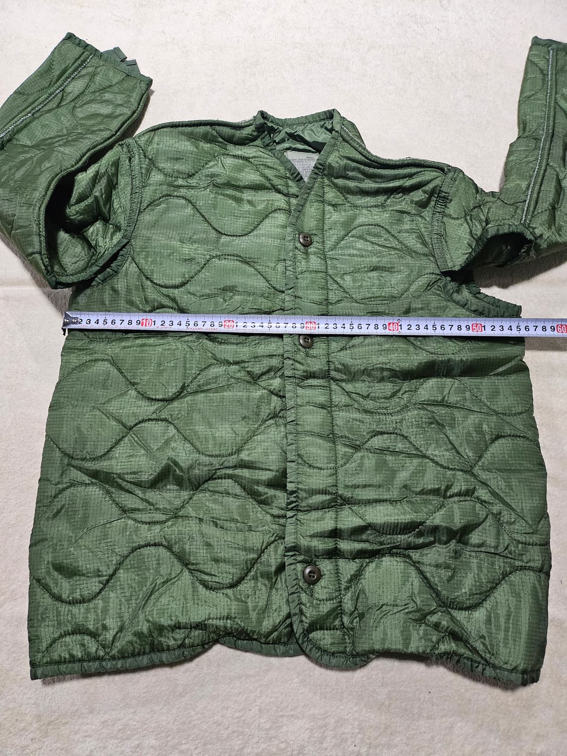 미군오리지날 m65 필드자켓내피 신품S 상품이미지5