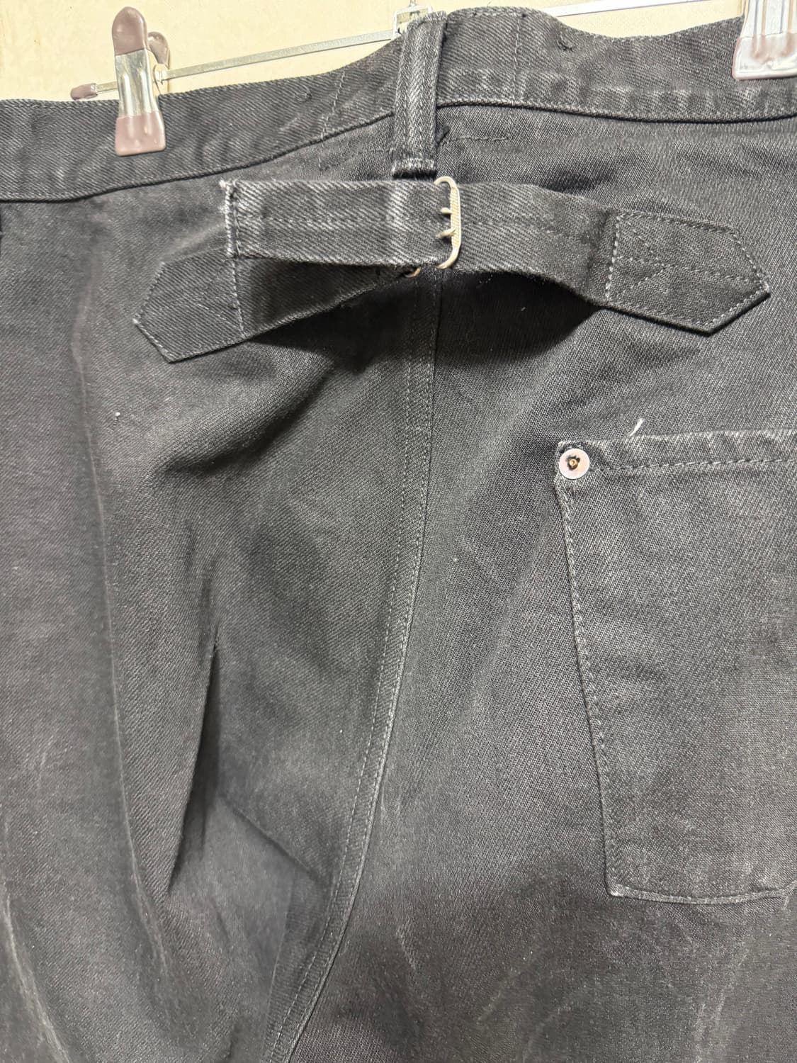 블랙사인 보칼리온 흑청바지판매 상품이미지5