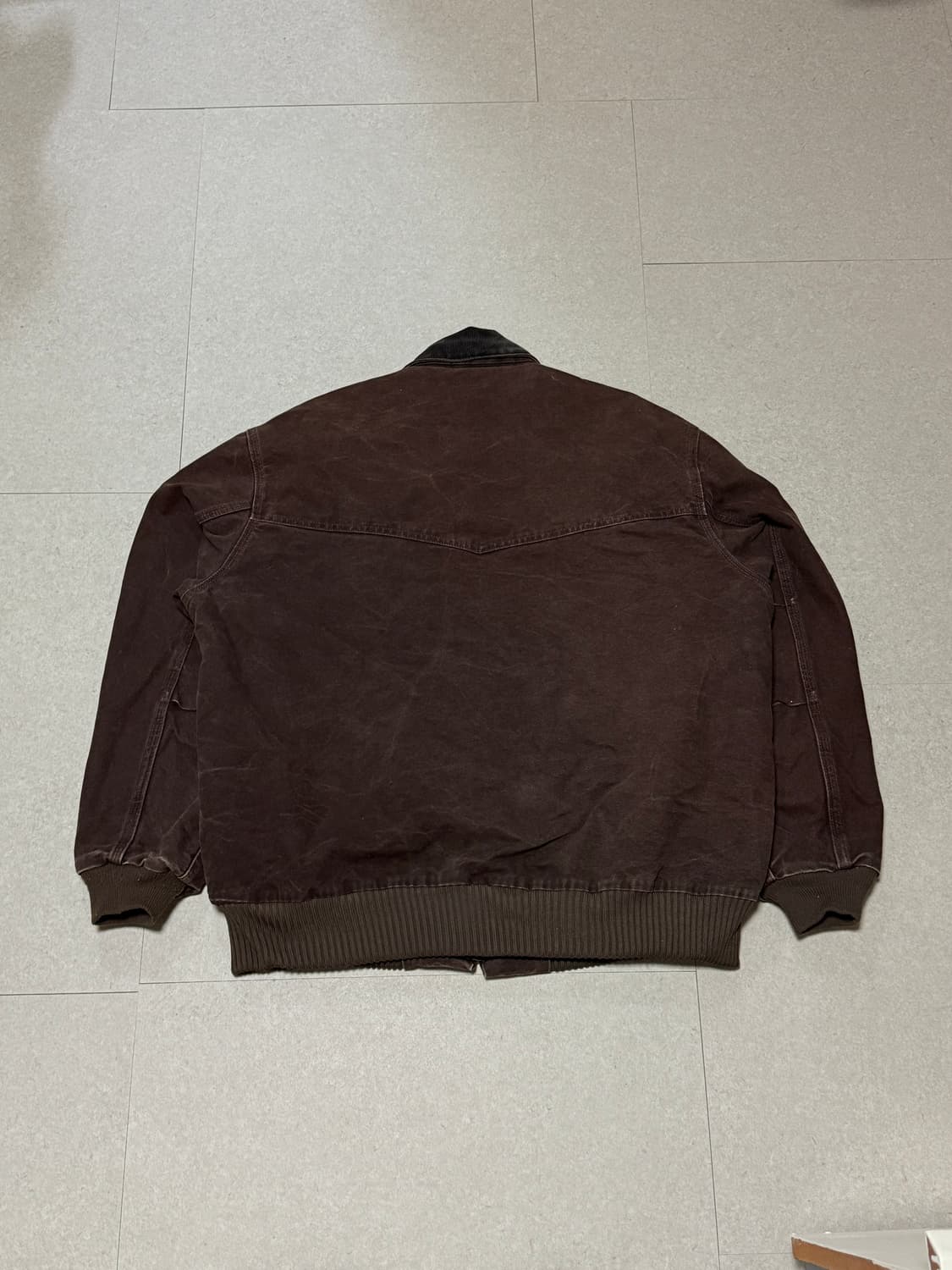 소매상태좋음) 칼하트 j14 산타페 싼타페 자켓 dkb 디크브라운 상품이미지3