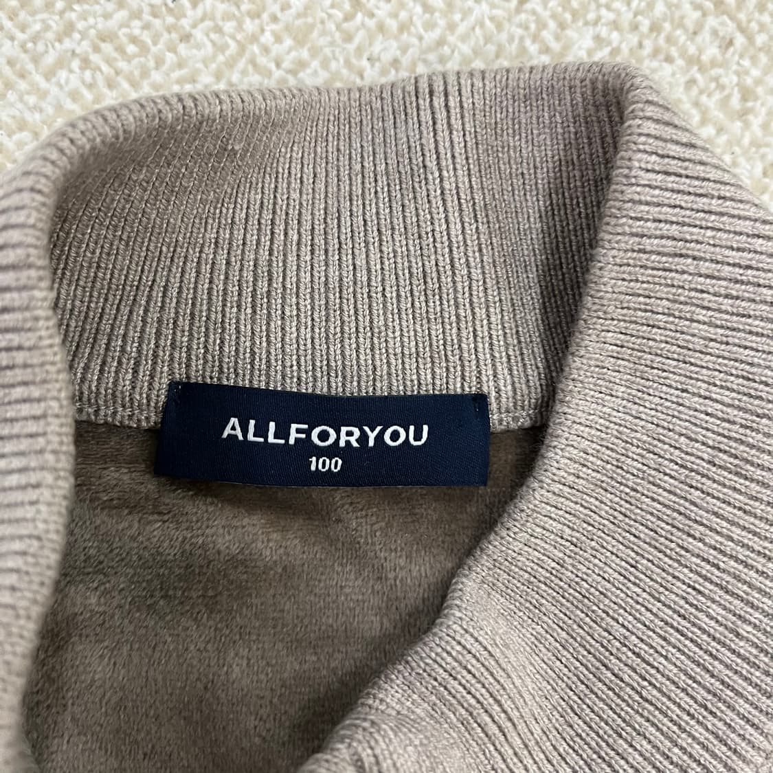 [100] 올포유 기모 스트라이프 집업 자켓 0106M1 상품이미지2