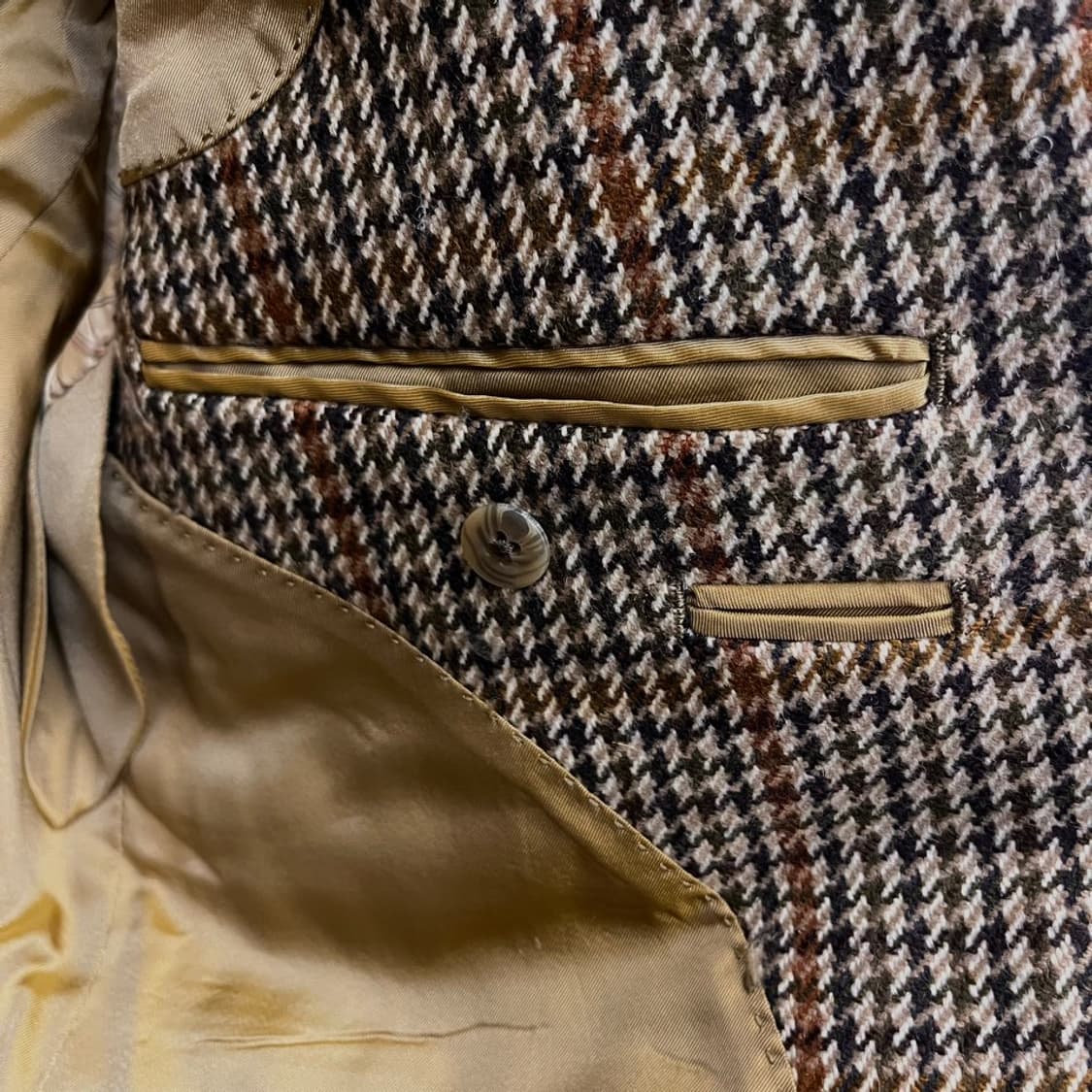 90s 버버리 건클립 체크 패턴 테일러드 블레이져 명품 정장 N000 상품이미지6