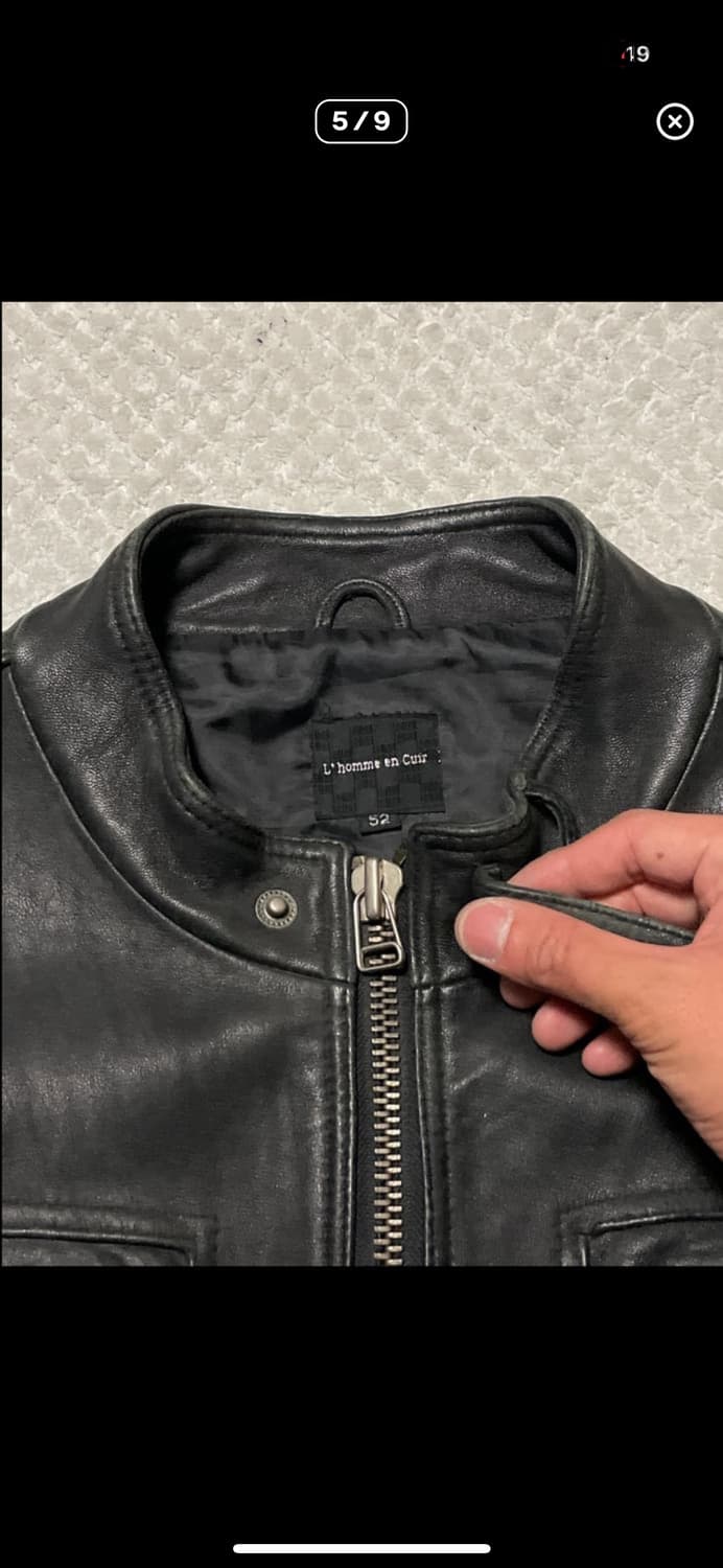 Leather L’homme en cuir 소가죽 레더자켓 상품이미지5