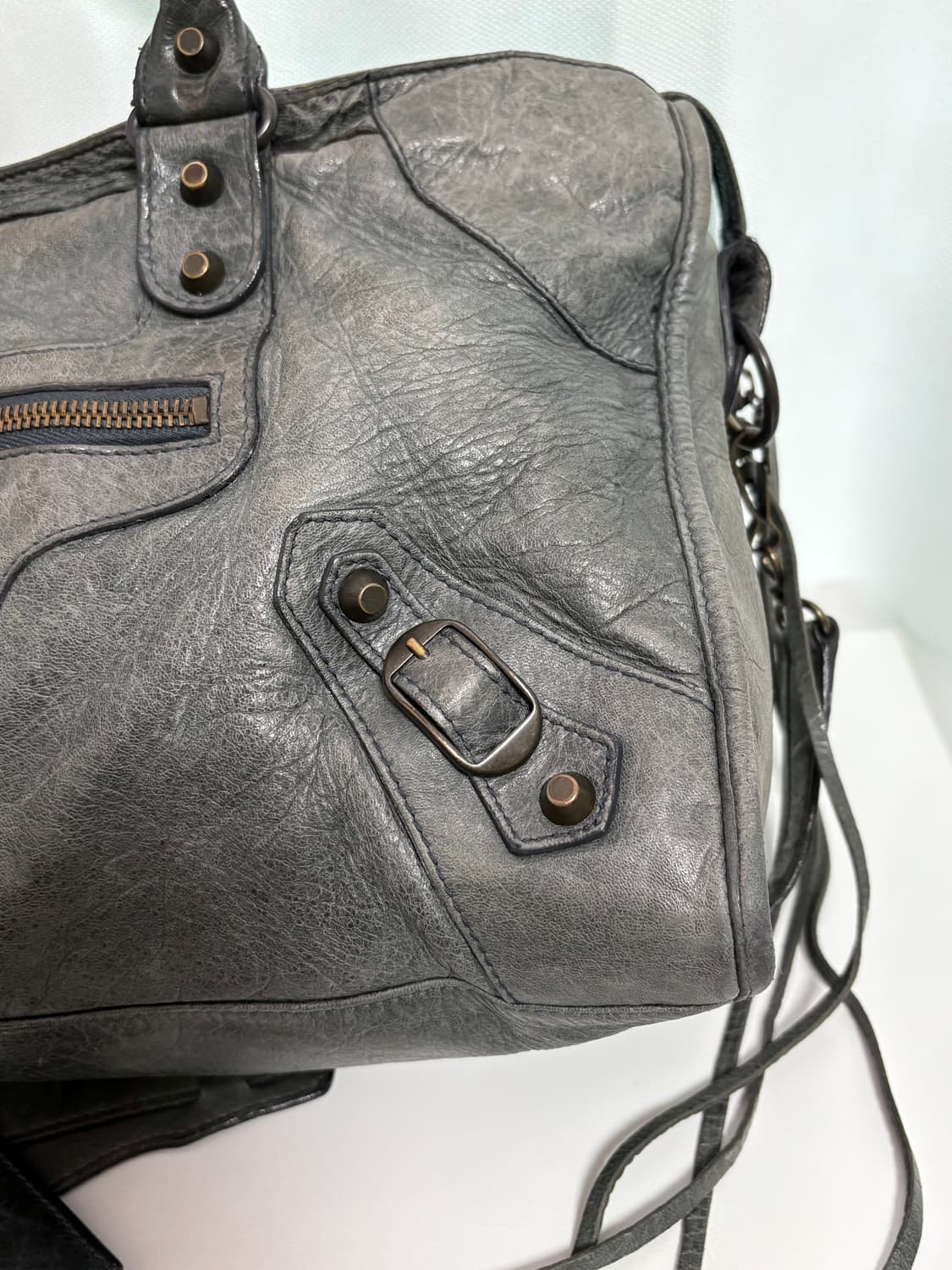 발렌시아가 파트타임 모터백 그레이 상품이미지3