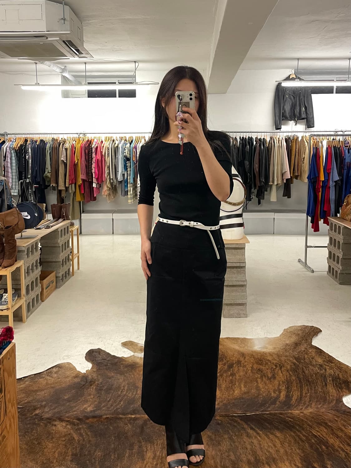 YOHJI YAMAMOTO long skirt 상품이미지2