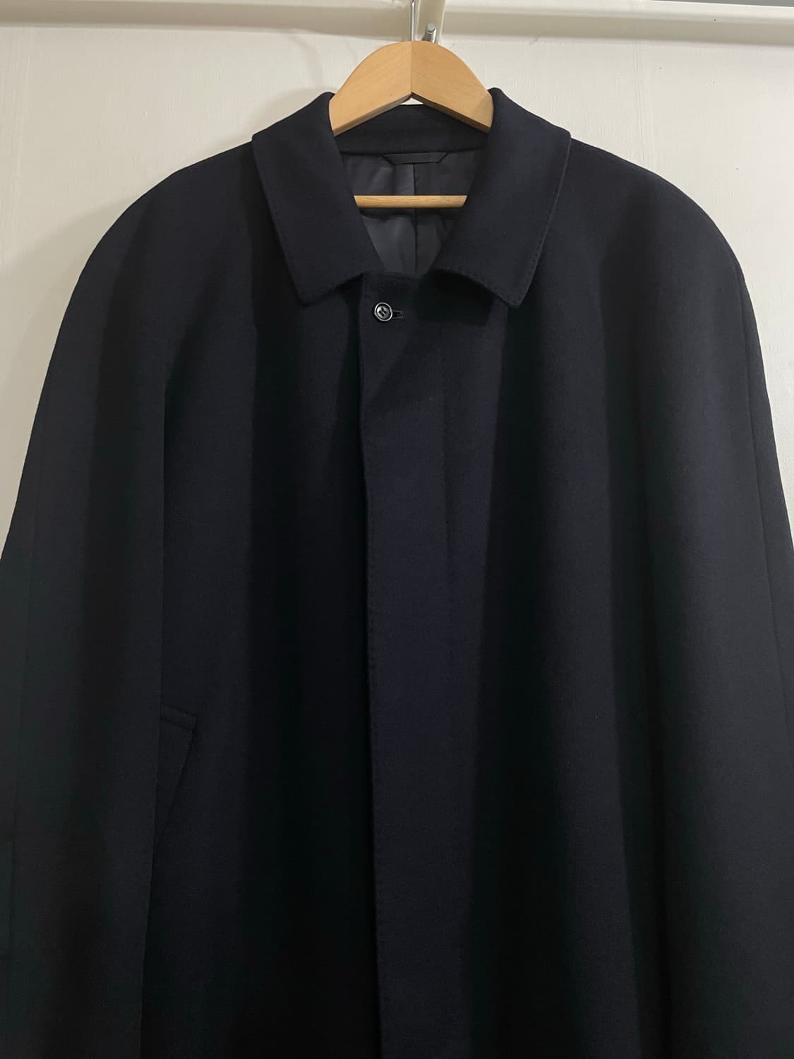 일본판 100% 캐시미어 발마칸 코트 상품이미지3