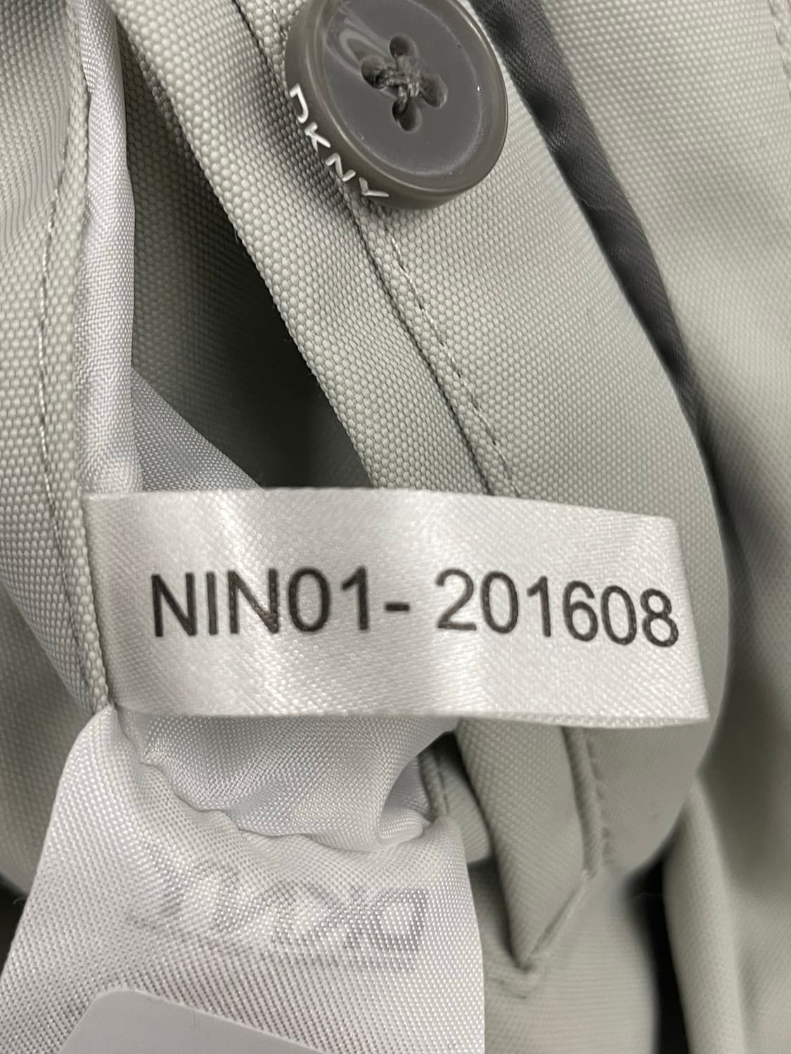 DNKY Donna Karan 버튼 탑 트렌치 코트 그레이L 상품이미지7