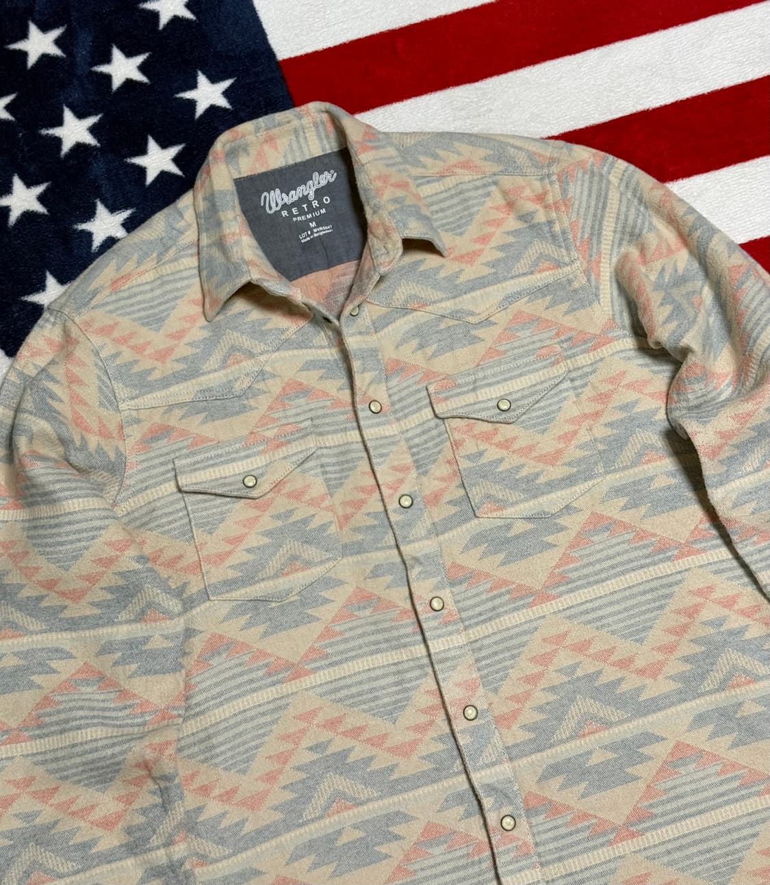 랭글러 웨스턴셔츠 Wrangler western pattern shirt 상품이미지6