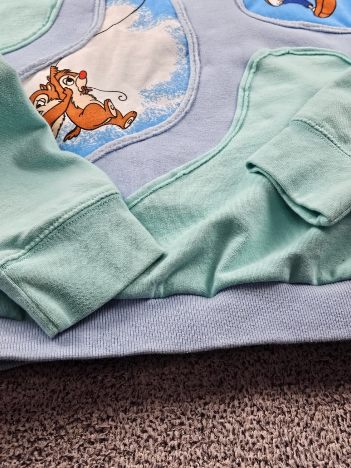 디즈니 미키 아플리케 커스텀 맨투맨 스웻 셔츠 ( XL ) / 9320 상품이미지10