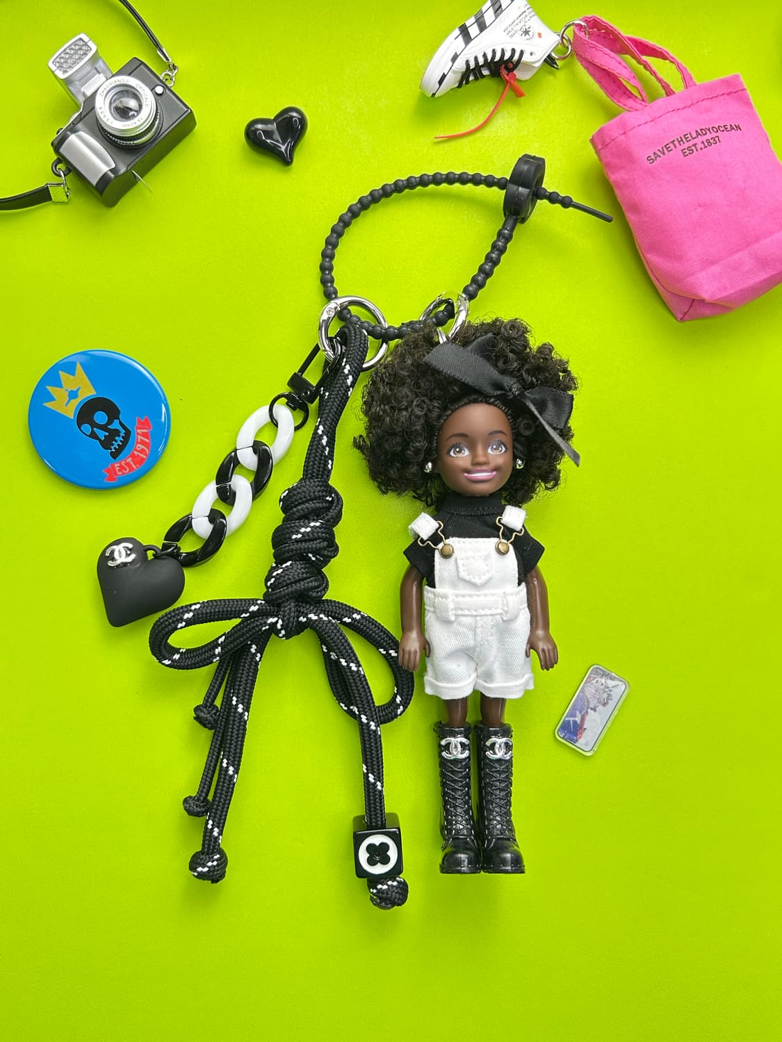 (특가)_(5)바비키링 정품USA 마텔사 바비인형 커스텀키링 상품이미지1