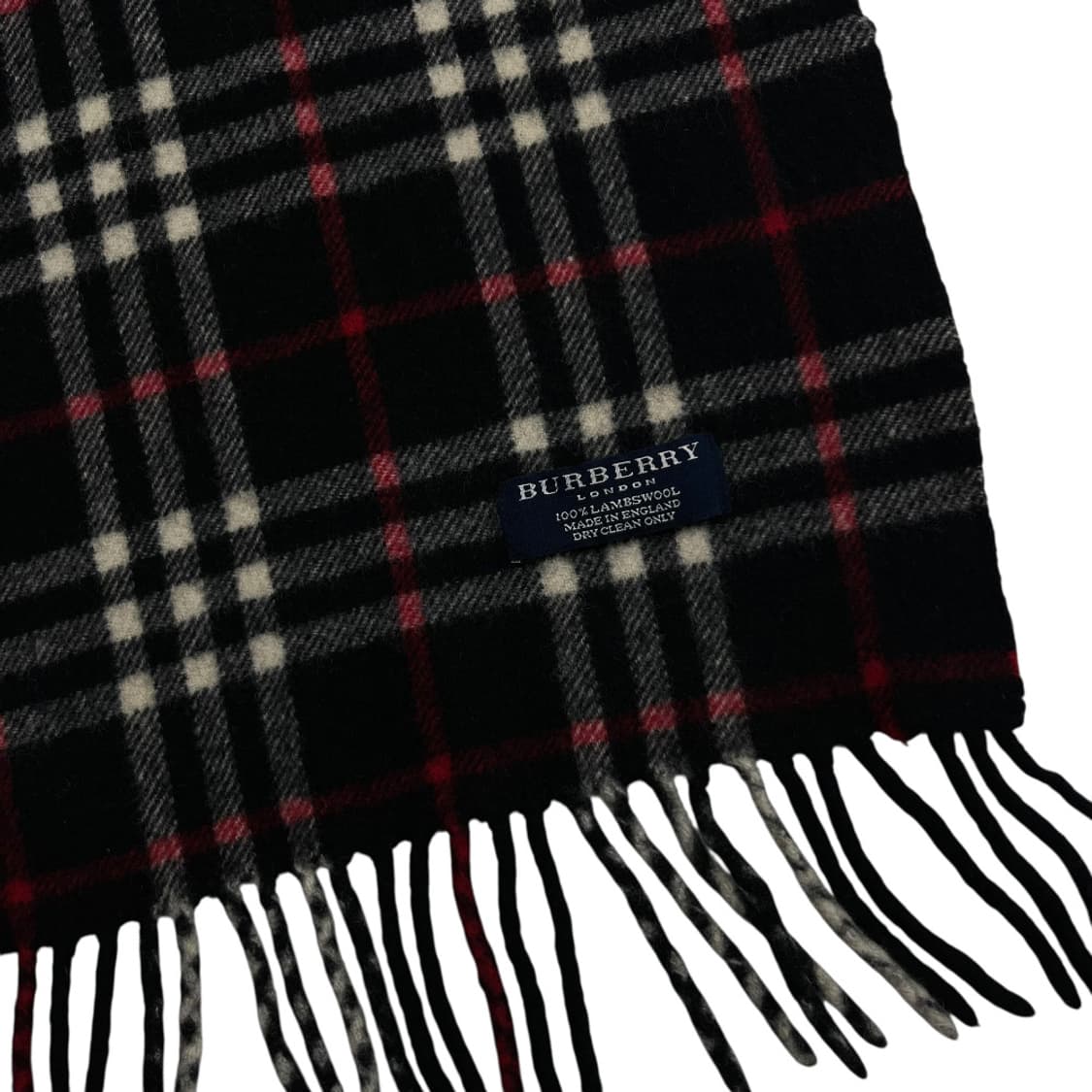 버버리 블랙 노바체크 램스울 머플러 상품이미지5