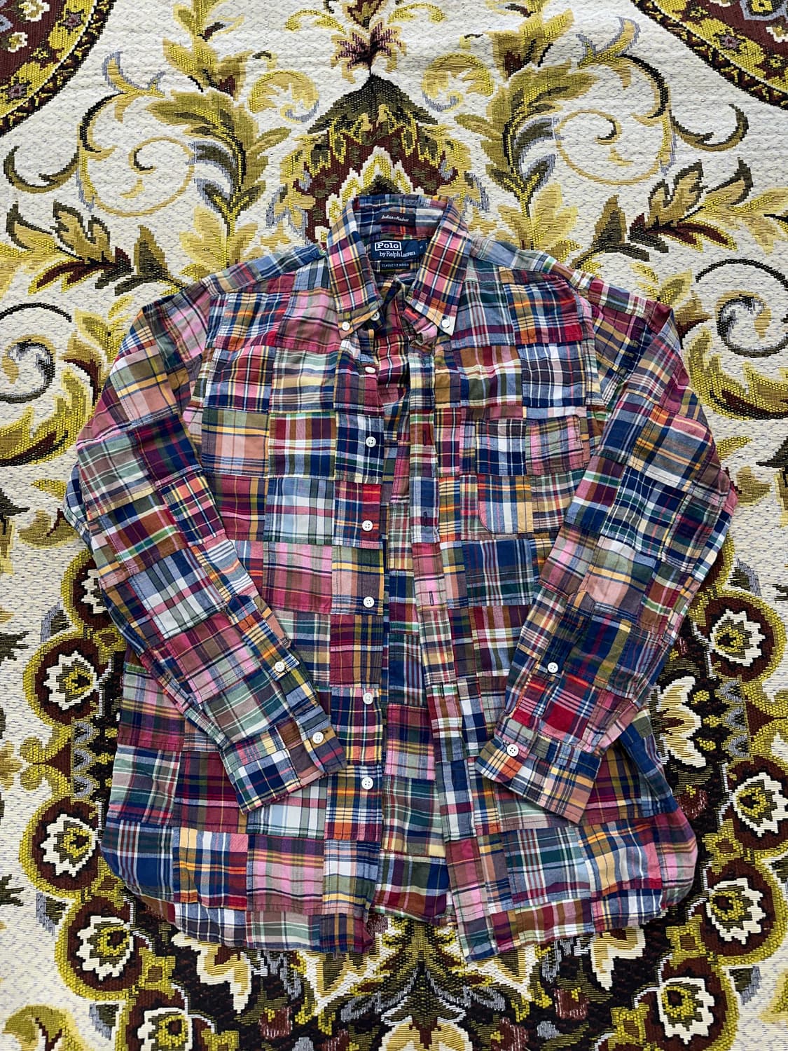 폴로 랄프로렌 마드라스 셔츠 m 상품이미지1